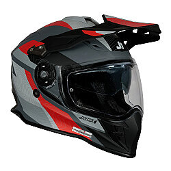 Just1 J34 Pro Globe Kapalı Motosiklet Kaskı Kırmızı / Siyah - JUST1 (1)