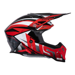 Just1 J39 Revo Off-Road Kaskı Kırmızı / Siyah - 4