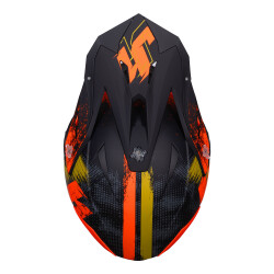Just1 J39 Storm Off-Road Kaskı Siyah / Oranj - 7