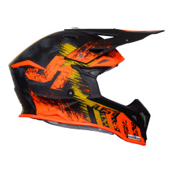 Just1 J39 Storm Off-Road Kaskı Siyah / Oranj - 4