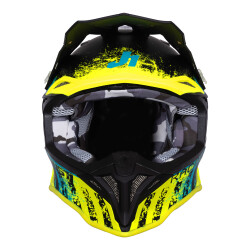 Just1 J39 Storm Off-Road Kaskı Siyah / Sarı / Mavi - 5