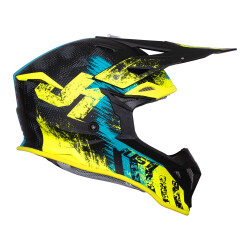 Just1 J39 Storm Off-Road Kaskı Siyah / Sarı / Mavi - 4