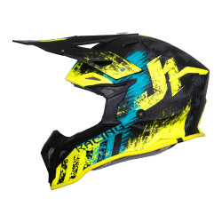 Just1 J39 Storm Off-Road Kaskı Siyah / Sarı / Mavi - 3