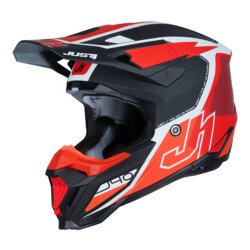 Just1 J40 Flash Off-Road Kaskı Kırmızı / Beyaz / Siyah - JUST1