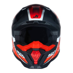Just1 J40 Flash Off-Road Kaskı Kırmızı / Beyaz / Siyah - 4
