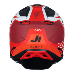 Just1 J40 Flash Off-Road Kaskı Kırmızı / Beyaz / Siyah - 5