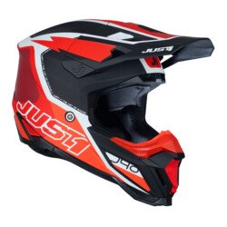 Just1 J40 Flash Off-Road Kaskı Kırmızı / Beyaz / Siyah - JUST1 (1)