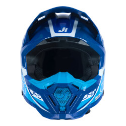 Just1 J40 Flash Off-Road Kaskı Mavi / Beyaz - 4