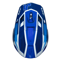 Just1 J40 Flash Off-Road Kaskı Mavi / Beyaz - 6