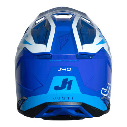 Just1 J40 Flash Off-Road Kaskı Mavi / Beyaz - 5