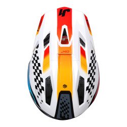 Just1 J40 Sixties Off-Road Kaskı Siyah / Beyaz - 7