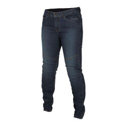 GARAJJ Klim Betty Tapered Stretch Denim Korumalı Kadın Motosiklet Pantolonu Mavi - Klim