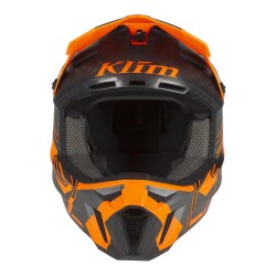 Klim F3 Carbon Pro Cross Motosiklet Kaskı Siyah / Oranj - 5