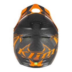 Klim F3 Carbon Pro Cross Motosiklet Kaskı Siyah / Oranj - 6