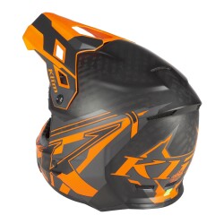 Klim F3 Carbon Pro Cross Motosiklet Kaskı Siyah / Oranj - 8