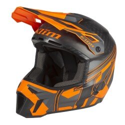 GARAJJ Klim F3 Carbon Pro Cross Motosiklet Kaskı Siyah / Oranj - Klim