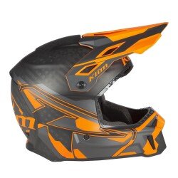 GARAJJ Klim F3 Carbon Pro Cross Motosiklet Kaskı Siyah / Oranj - 4