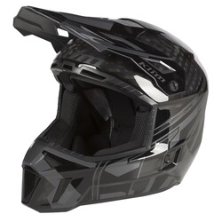 Klim F3 Carbon Pro Cross Motosiklet Kaskı Siyah / Siyah - 1