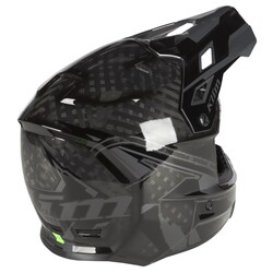 Klim F3 Carbon Pro Cross Motosiklet Kaskı Siyah / Siyah - 2