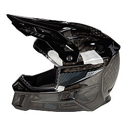 Klim F3 Striker Carbon Pro Cross Motosiklet Kaskı Siyah - 3