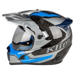 Klim Krios Pro Adv Ventura Motosiklet Kaskı Siyah / Gri / Mavi - 3