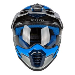 Klim Krios Pro Adv Ventura Motosiklet Kaskı Siyah / Gri / Mavi - 5