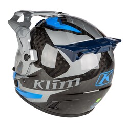 Klim Krios Pro Adv Ventura Motosiklet Kaskı Siyah / Gri / Mavi - 8