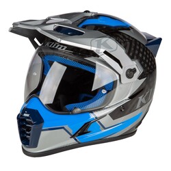 Klim Krios Pro Adv Ventura Motosiklet Kaskı Siyah / Gri / Mavi 
