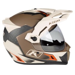 Klim Krios Pro Carbon Adv Rally Motosiklet Kaskı Kahverengi / Bej - 4