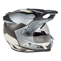 Klim Krios Pro Carbon Charger Adv Rally Motosiklet Kaskı Gri - 4