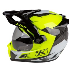 Klim Krios Pro Carbon Adv Charger Motosiklet Kaskı Siyah / Sarı - 3