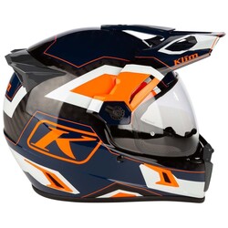 Klim Krios Pro Carbon Adv Rally Motosiklet Kaskı Oranj - 4