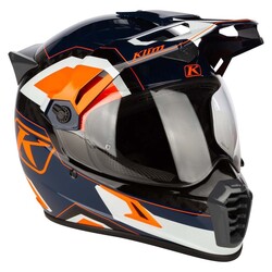 Klim Krios Pro Carbon Adv Rally Motosiklet Kaskı Oranj - 7