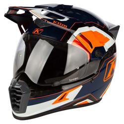 Klim Krios Pro Carbon Adv Rally Motosiklet Kaskı Oranj - 1