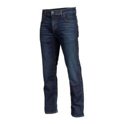 Klim Unlimited Straight Stretch Denim Korumalı Motosiklet Pantolonu Koyu Mavi - 1