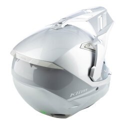 Klim X1 Alpha Carbon Korumalı ADV Motosiklet Kaskı Gümüş / Gri - Klim (1)