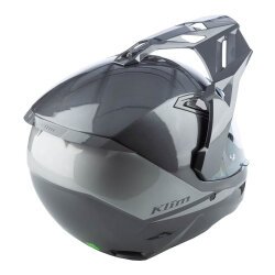 Klim X1 Alpha Carbon Korumalı ADV Motosiklet Kaskı Metalik Gri / Gri - Klim (1)