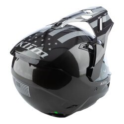 Klim X1 Alpha Carbon Patroit Korumalı ADV Motosiklet Kaskı Metalik Siyah - Klim (1)