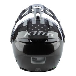 Klim X1 Alpha Carbon Patroit Korumalı ADV Motosiklet Kaskı Metalik Siyah - 6