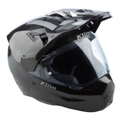 Klim X1 Alpha Carbon Patroit Korumalı ADV Motosiklet Kaskı Metalik Siyah - 7