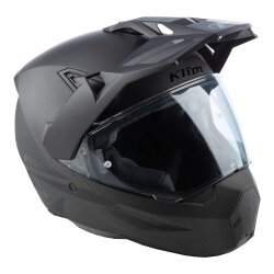 Klim X1 Alpha Matt Carbon Korumalı ADV Motosiklet Kaskı Mat Siyah - 7