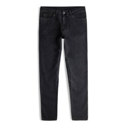 Knox Colton Skinny-Fit Korumalı Denim Kadın Motosiklet Pantolonu (Kısa Bacak) Koyu Gri - 1