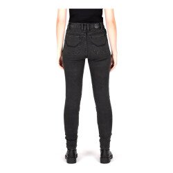 Knox Colton Skinny-Fit Korumalı Denim Kadın Motosiklet Pantolonu Koyu Gri - 5