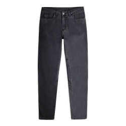Knox Colton Slim Korumalı Denim Motosiklet Pantolonu (Kısa Bacak) Koyu Gri - Knox