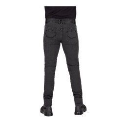Knox Colton Slim Korumalı Denim Motosiklet Pantolonu Koyu Gri - 5