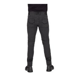 Knox Colton Slim Korumalı Denim Motosiklet Pantolonu Koyu Gri - 5