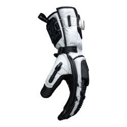 Knox Handroid MK5 Korumalı Deri Motosiklet Eldiveni Siyah / Beyaz - 6