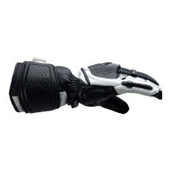 Knox Handroid MK5 Korumalı Deri Motosiklet Eldiveni Siyah / Beyaz - 8