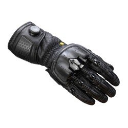 Knox Handroid MK5 Korumalı Deri Motosiklet Eldiveni Siyah - 4