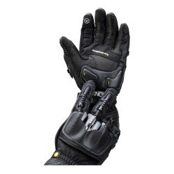 Knox Handroid MK5 Korumalı Deri Motosiklet Eldiveni Siyah - 8